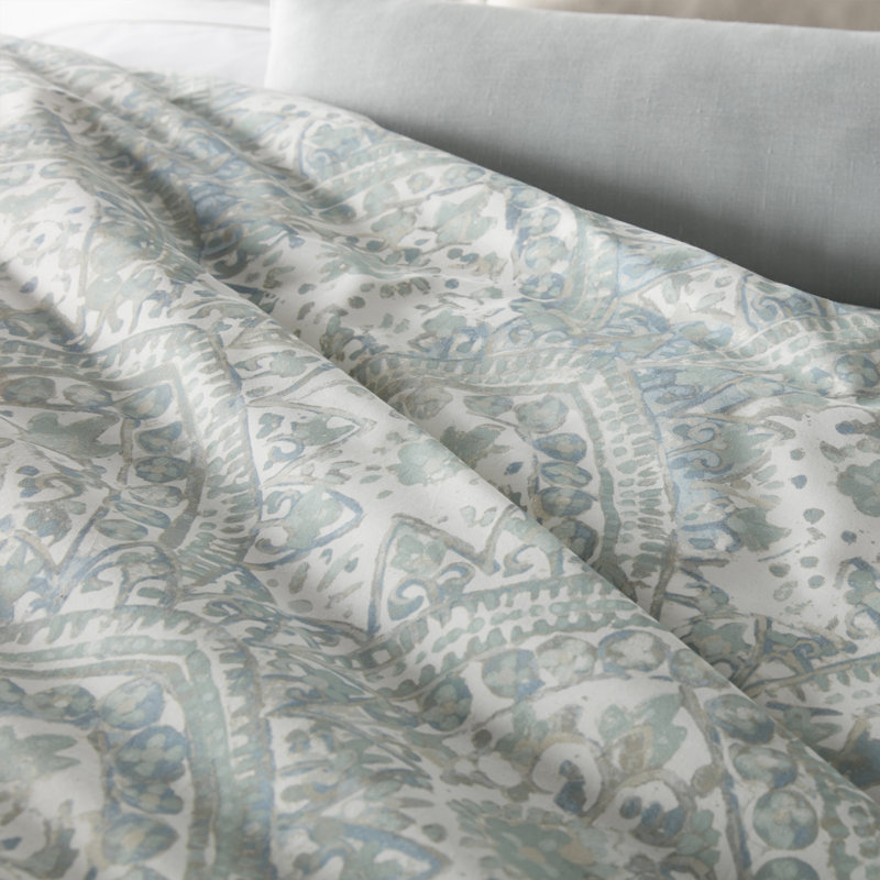 Seville Mineral Traditional Duvet Cover, Full/Queen Duvet Cover