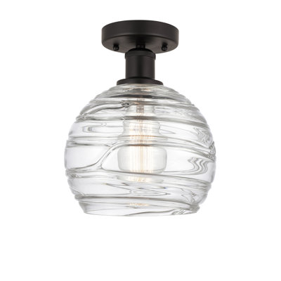 Plafonnier semi-encastré 1 lumière