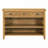 Retro Console Table with 3 Storage Drawers, Entryway Table with 3 Water Hyacinth Woven Baskets-995185352