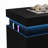 Nightstand With Charging Station And LED Lights,Night Stand With Sliding Top For Bedroom,Bedside Table With Drawers,Modern End Side Table.28.8"W X 17"D X 30.5"H.-1692071014