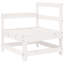  Ensemble de salon de jardin en bois de pin massif blanc, contreplaqué modulaire moyen-556187108