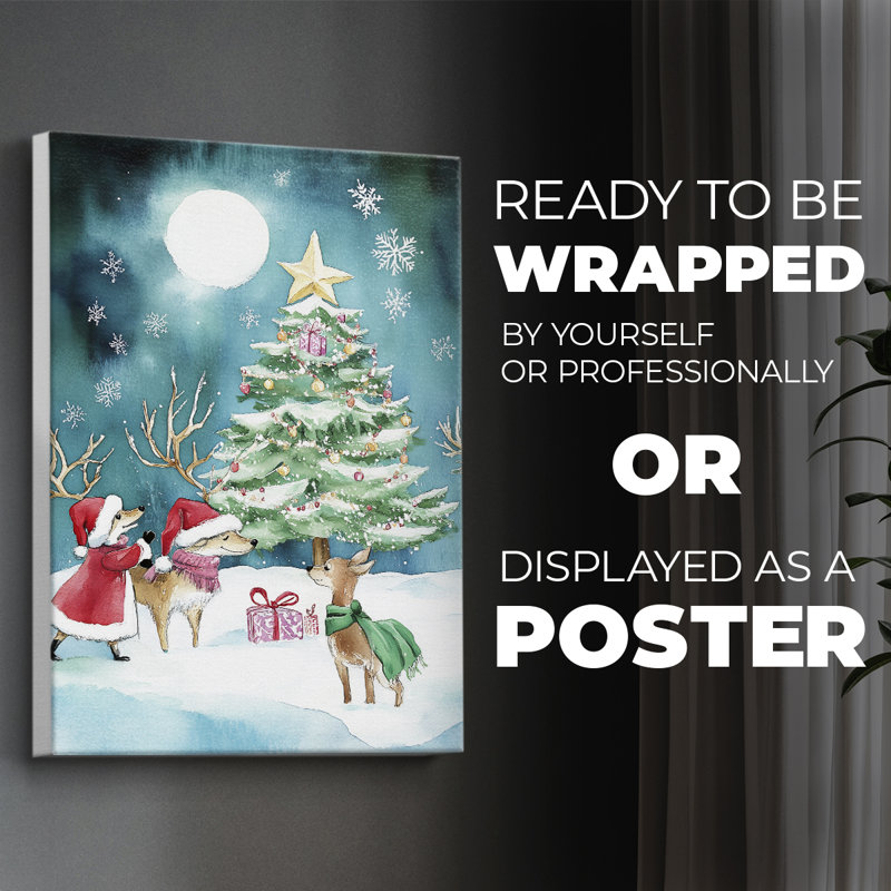 Christmas Holiday Art DCCLXIV - Impression sur toile seulement - NON-CADRE