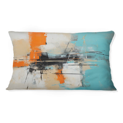 Coussin Serene Submission Of Time Minimal Abstract III