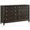 Fenwick 69" Wide Dark Finish 8-Drawer Dresser