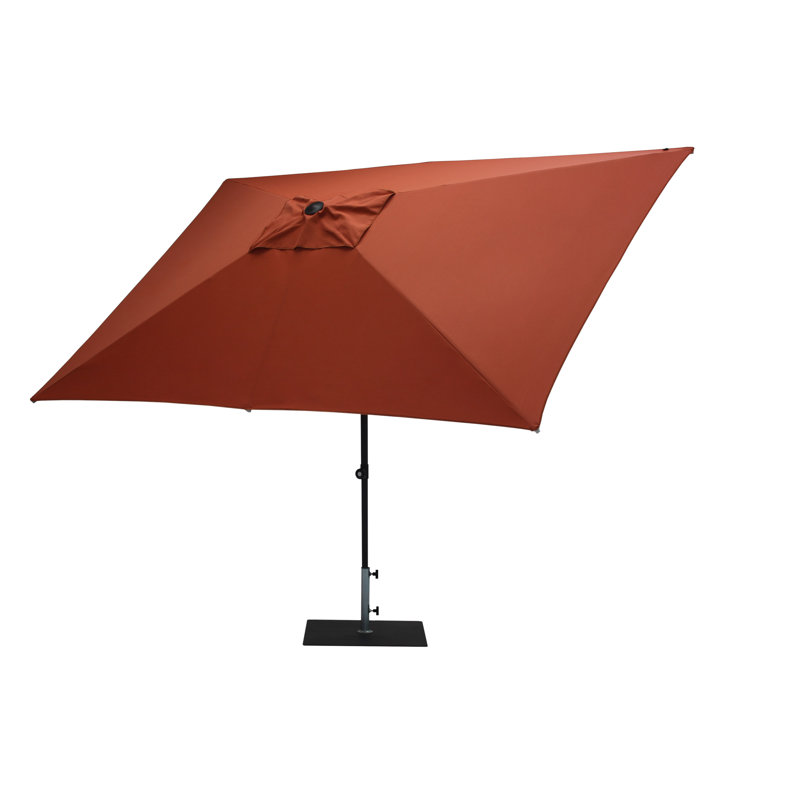 Arthos 300cm X 200cm Rectangular Market Parasol, Terracotta
