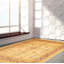 Tapis décoratif en laine de conception unique noué à la main New Age Ivoire 9 pi x 12 pi 1 po