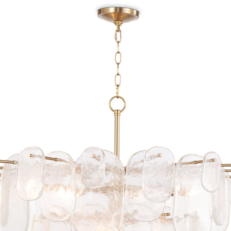 Echo Chandelier, Natural Brass