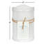 Mikasa Wavy Top LED Unscented Wavy Top Wax LED Candle