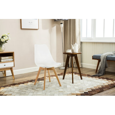 Boryan 48cm H Polyurethane Upholstered Side Chair