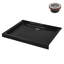 Base de douche en acrylique noir brillant avec drain à droite 48 po x 36 po Streamline NT-2132-48BL-RH, bonde incluse-124455828