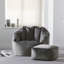 Sirena Velvet Bean Bag Chair-390167118