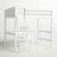 Lit mezzanine double avec bureau intégré Harold-459628218
