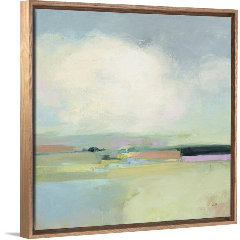 «Colorful Horizon I» par Julia Purinton, reproduction d'art sur toile, Toile avec cadre photo, H 37,25 po x l 37,25 po