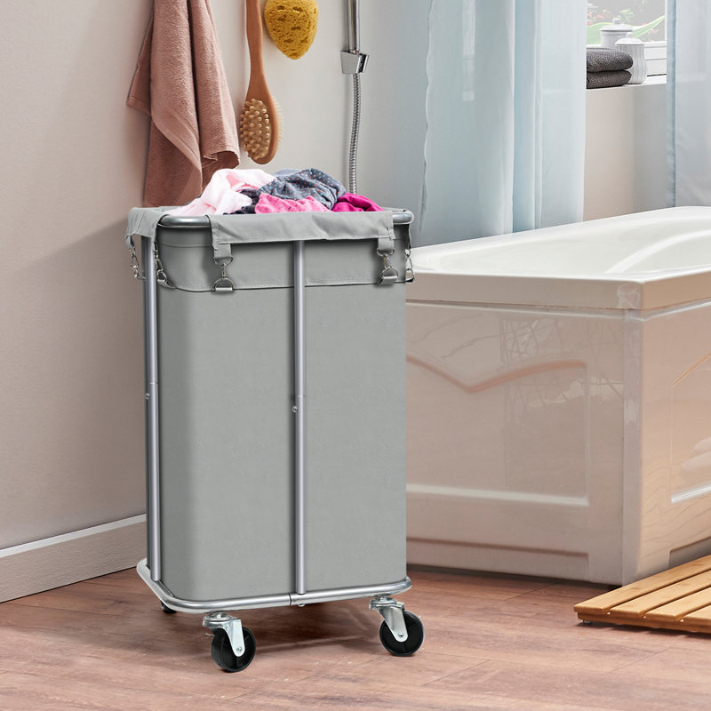 Trieur de linge roulant, Gris