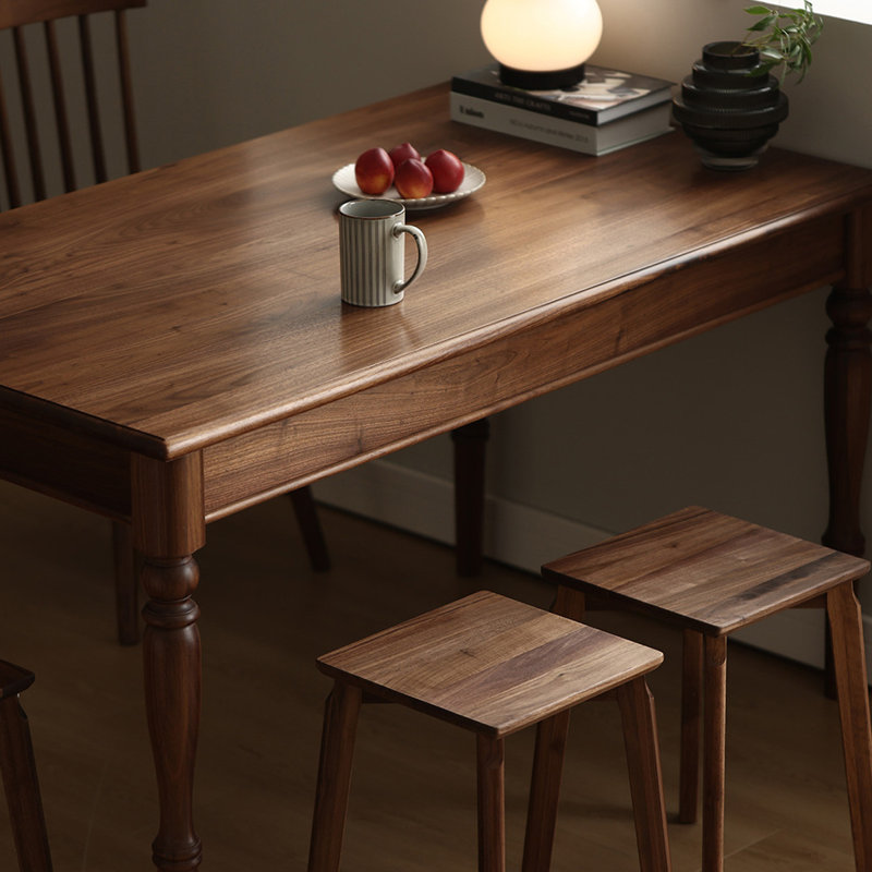 American modern rectangular dining table, 30.31"H x 55.11"L x 31.49"W
