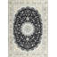Tapis crème / noir en laine Brionna-529462278