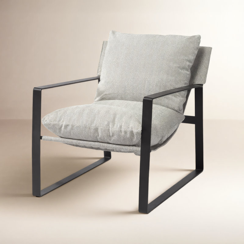 Fauteuil Winifred d'une largeur de 072 cm, Crème