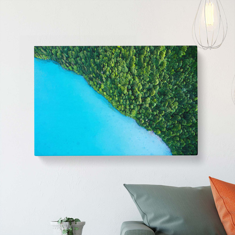 Lake Brienz In Switzerland - Wrapped Canvas, 35cm H x 50cm W x 3cm D