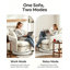 Fauteuil pivotant moderne surdimensionné simple de 46,1 po avec 3 coussins-115137713