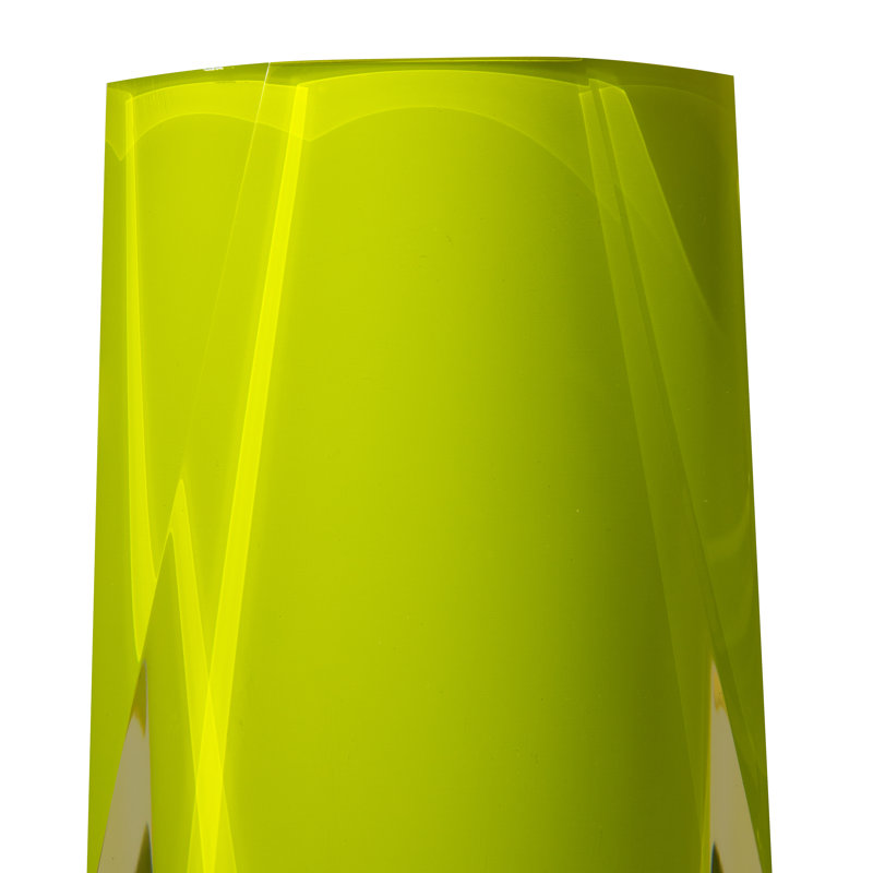 Sparkles Home Faceted Toilet Brush | Stainless Steel Handle | Freestanding | Durable Resin Design, Yellow