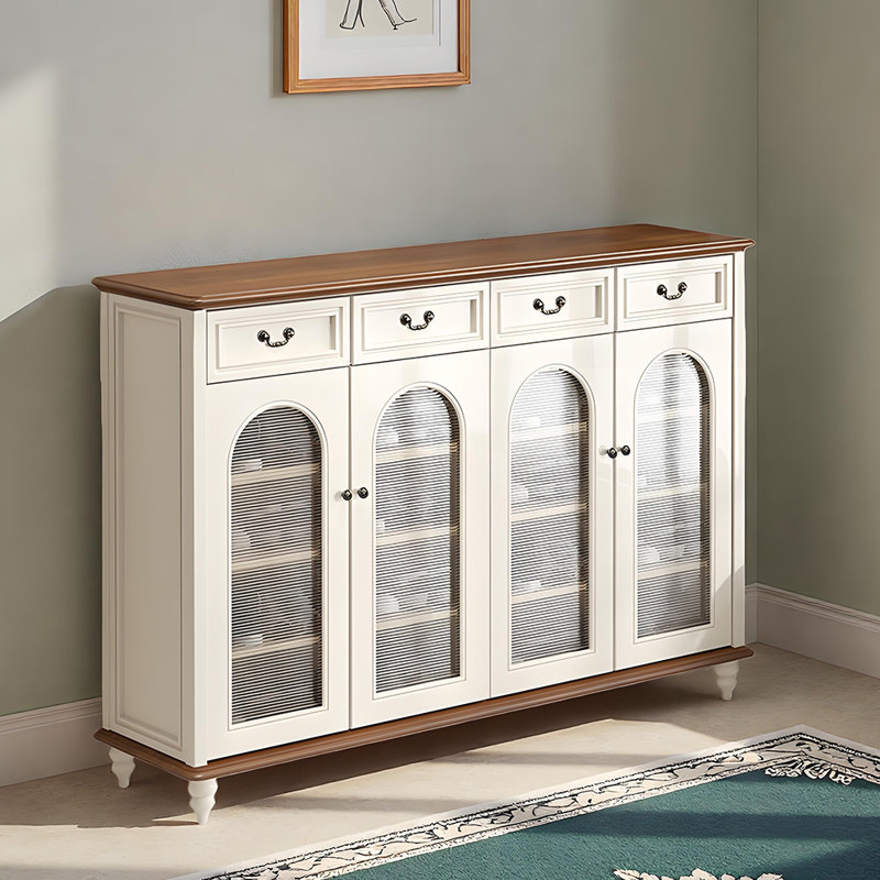 Classic American style storage shoe cabinet