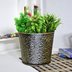 Handmade Metal Pot Planter