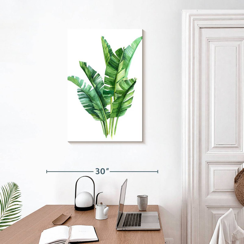 Harnek Green Banana Leaves, 30" H x 20" W