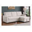 Canapé-lit modulaire réversible en tissu tissé l 84,5 po Lucca II-98854024