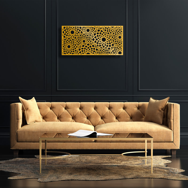 Abstract Wall Decor on Metal