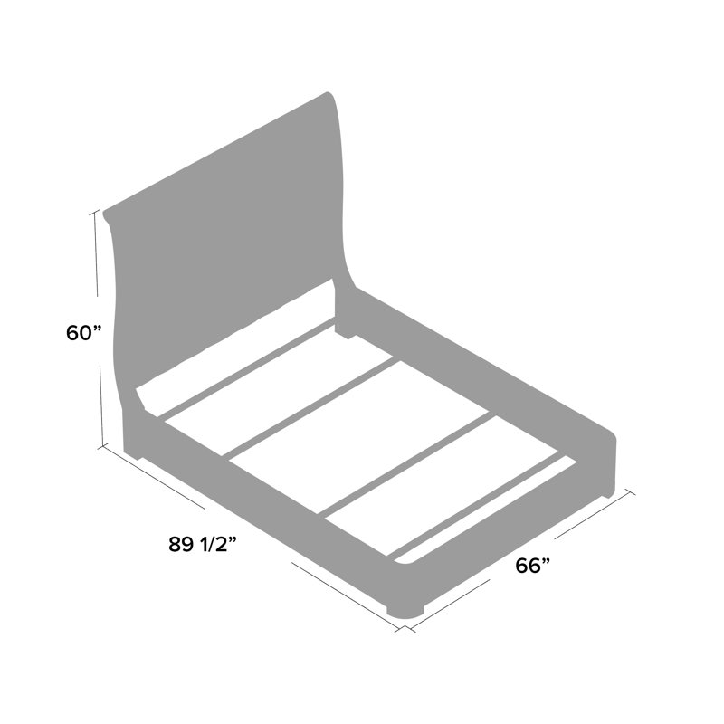 Caracole Classic Upholstered Sleigh Bed, Queen