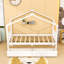 Lit simple en bois avec 2 tiroirs et garde-corps-2079343738