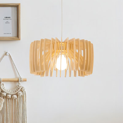 Arba 1 - Light Beige Lantern Pendant