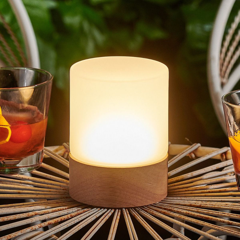 Alazah Elara Rechargeable Wireless Table Lamp with Remote