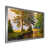Impression argent sur toile encadrée