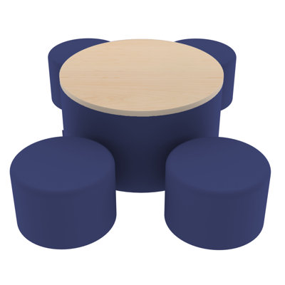 Ensemble 5 pièces de table ronde avec repose-pieds H 12 po Pro Series Pro Series