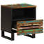 40cm W Steel Bedside Table-101281016
