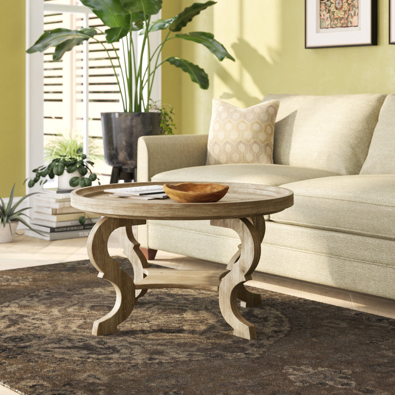 Elida Single Coffee Table, Natural
