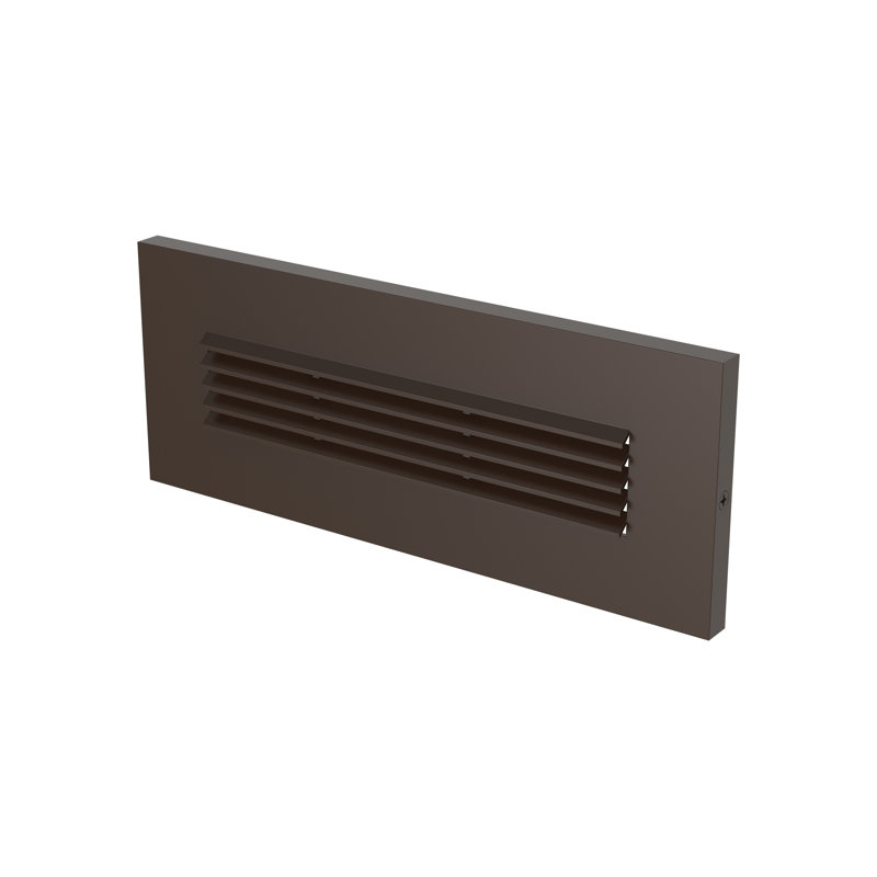 Boulmane Integrated LED Metal Step Light, Painted Antique Bronze
