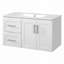 Meuble-lavabo mural 36 po avec 2 tiroirs-1866203481