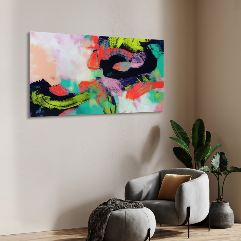Coloré - impression sans cadre sur verre
