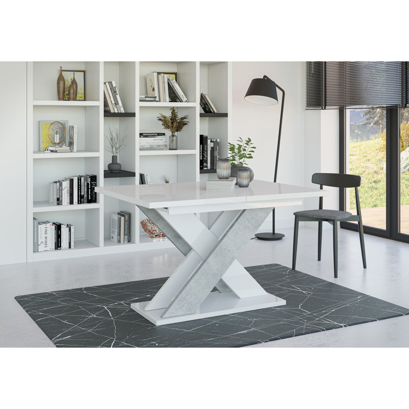 Extendable Dining Table Alysan, White