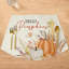 Ensemble de 4 napperons en forme de coin Hello Pumpkin Wildflower