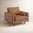 Geo Vegan Leather Armchair-1416413125