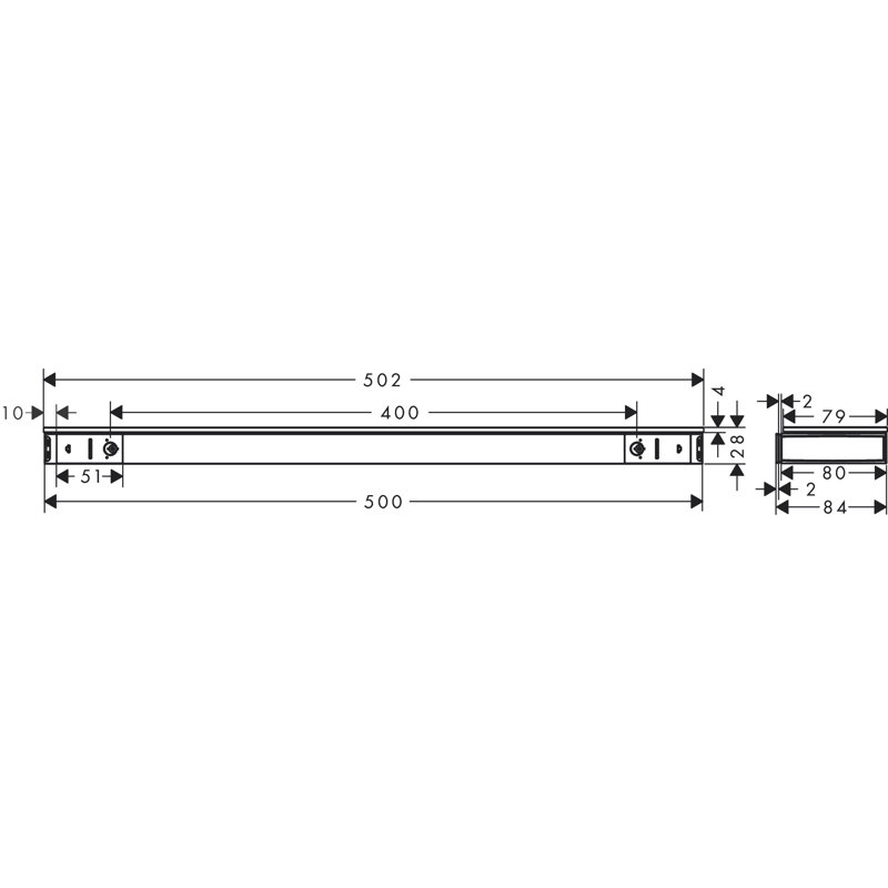 Rainfinity Shower Shelf, Chrome