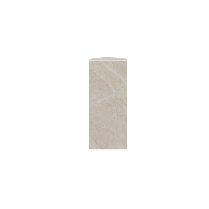 Nix Outdoor Side Table Green, Travertine