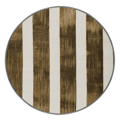 Machine Washable Checkered Gray Area Rug