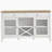 Brown and White 2-door Dining Sideboard
