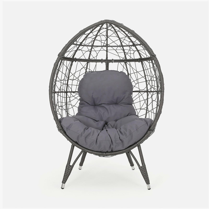 Gianni teardrop chair, Gray
