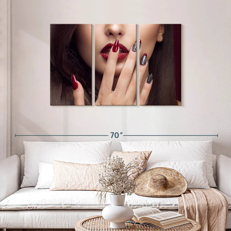 Clous rouges Shogueworth Vogue, H 24 po x l 38 po