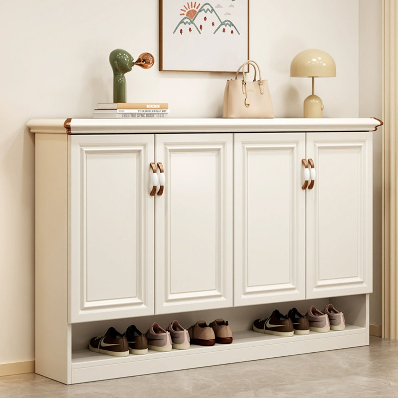 Rangement à chaussures en aluminium beige